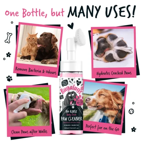 Bugalugs Baby Fresh No-Rinse Paw Cleaner for Dogs & Cats - Image 3