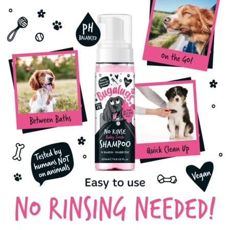 Bugalugs No Rinse Baby Fresh Dog Shampoo - Image 3